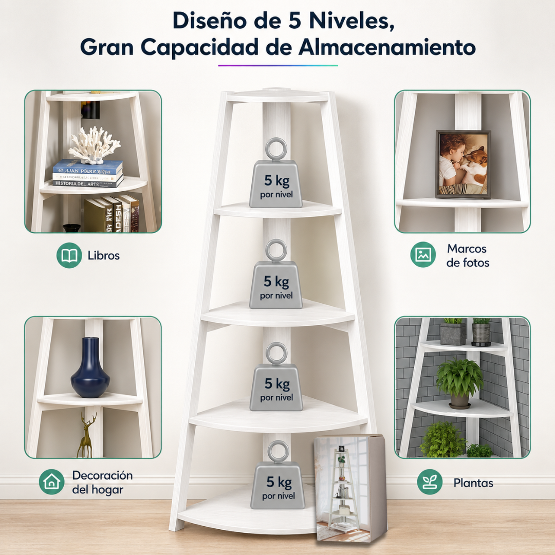 ESQUINERA - Aprovecha cada rincón con estilo, orden y elegancia