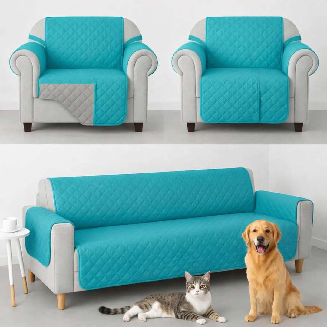 FUNDA DE SOFÁ (1, 2 y 3 ASIENTOS) – Protección completa, renovación inmediata y estilo para tu sala