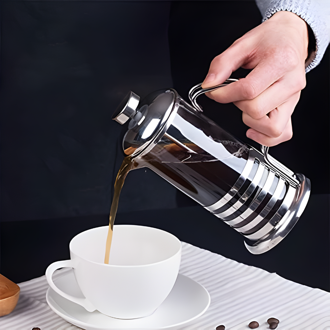 PRENSA FRANCESA – Café y té con sabor intenso, preparación simple y experiencia tipo barista en casa