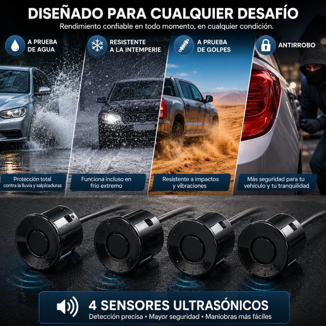 SENSOR DE PARQUEO – Maniobras con mayor precisión