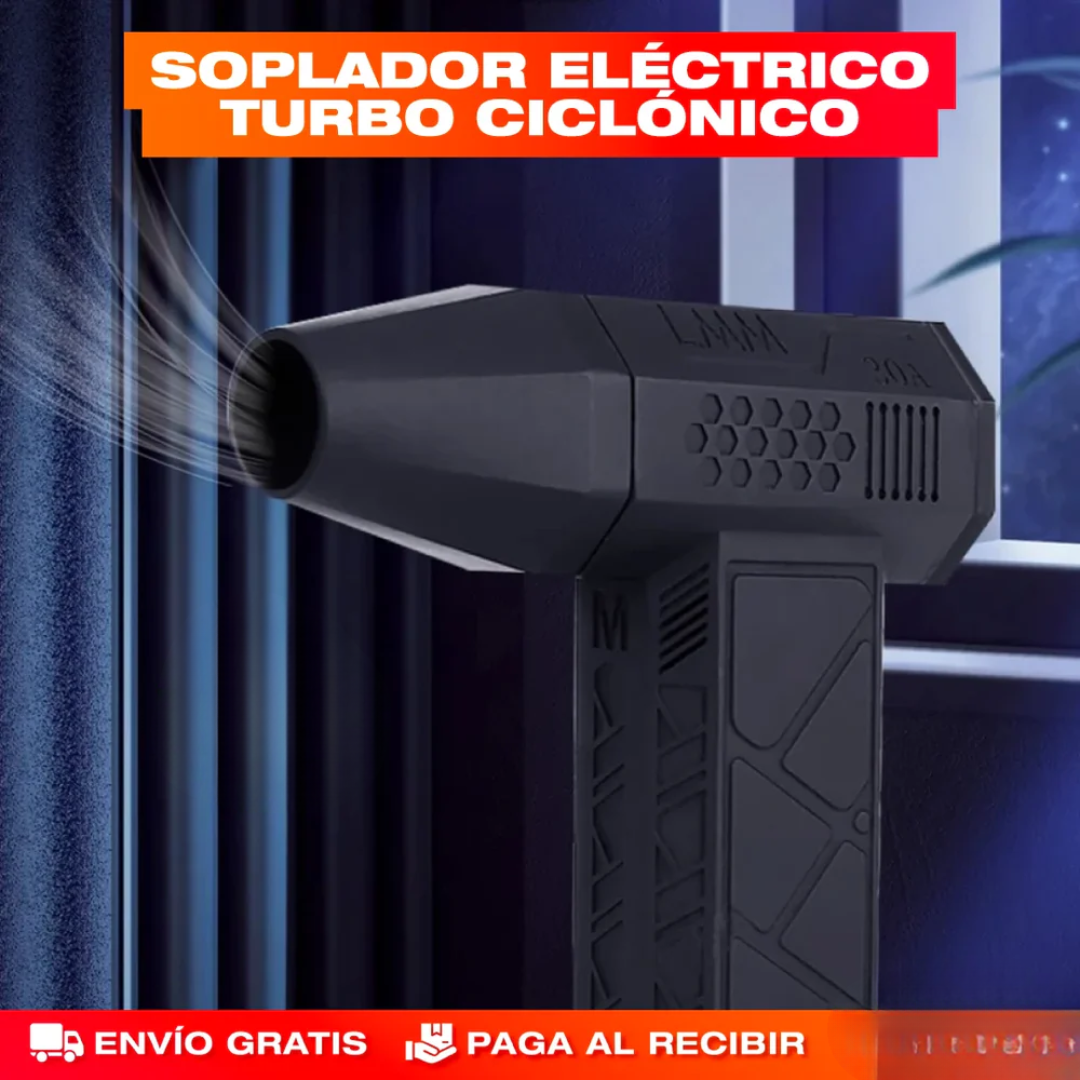 SOPLADOR DE AIRE PORTÁTIL — Limpieza potente con aire a presión sin cables