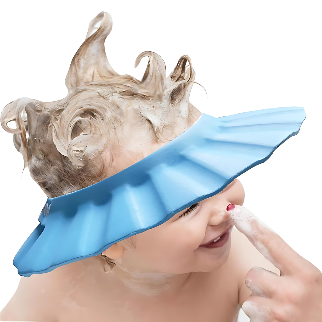 GORRO DE BAÑO PARA NIÑOS – Baños sin lágrimas ni molestias