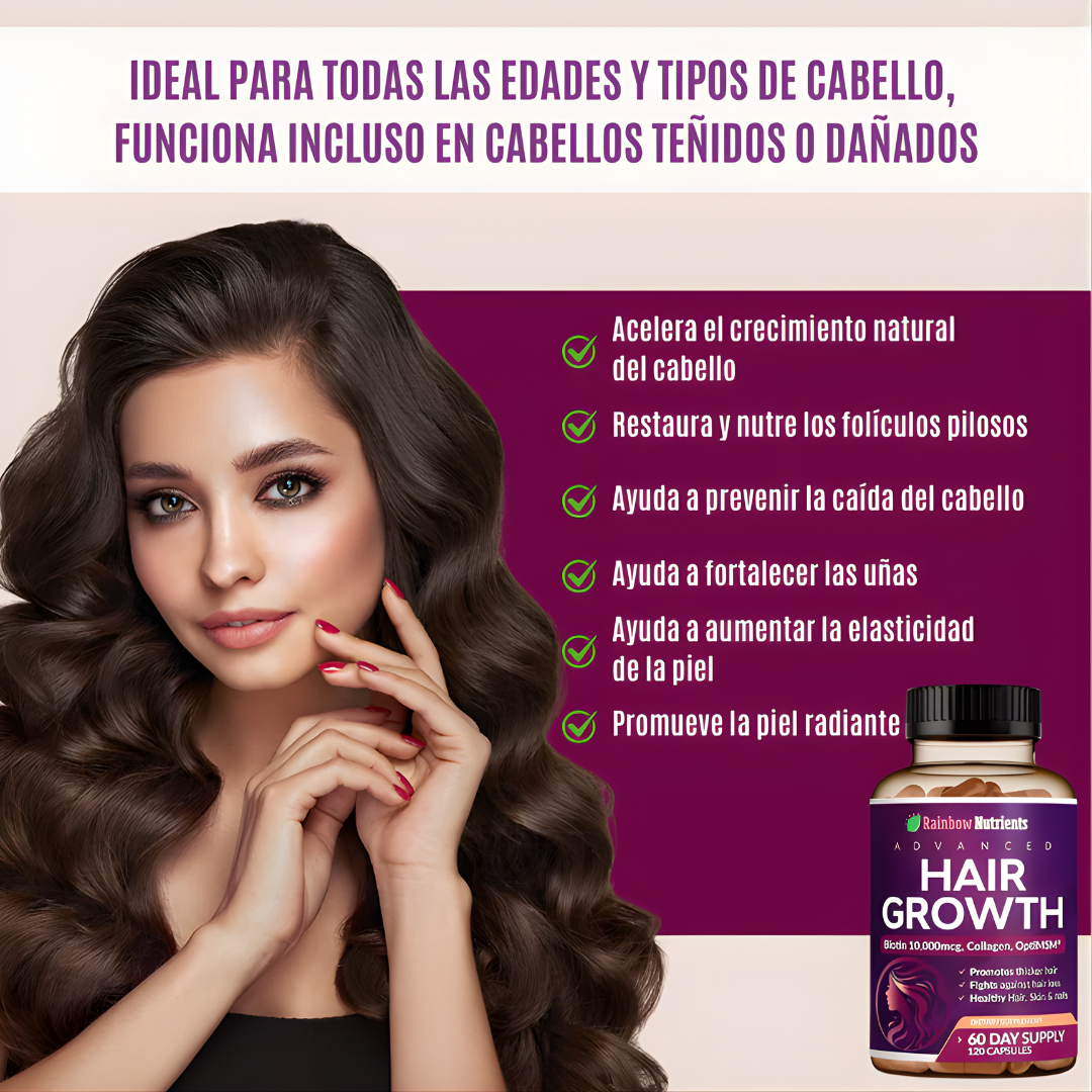 HAIR GROWTH — El cabello que perdiste puede volver a crecer