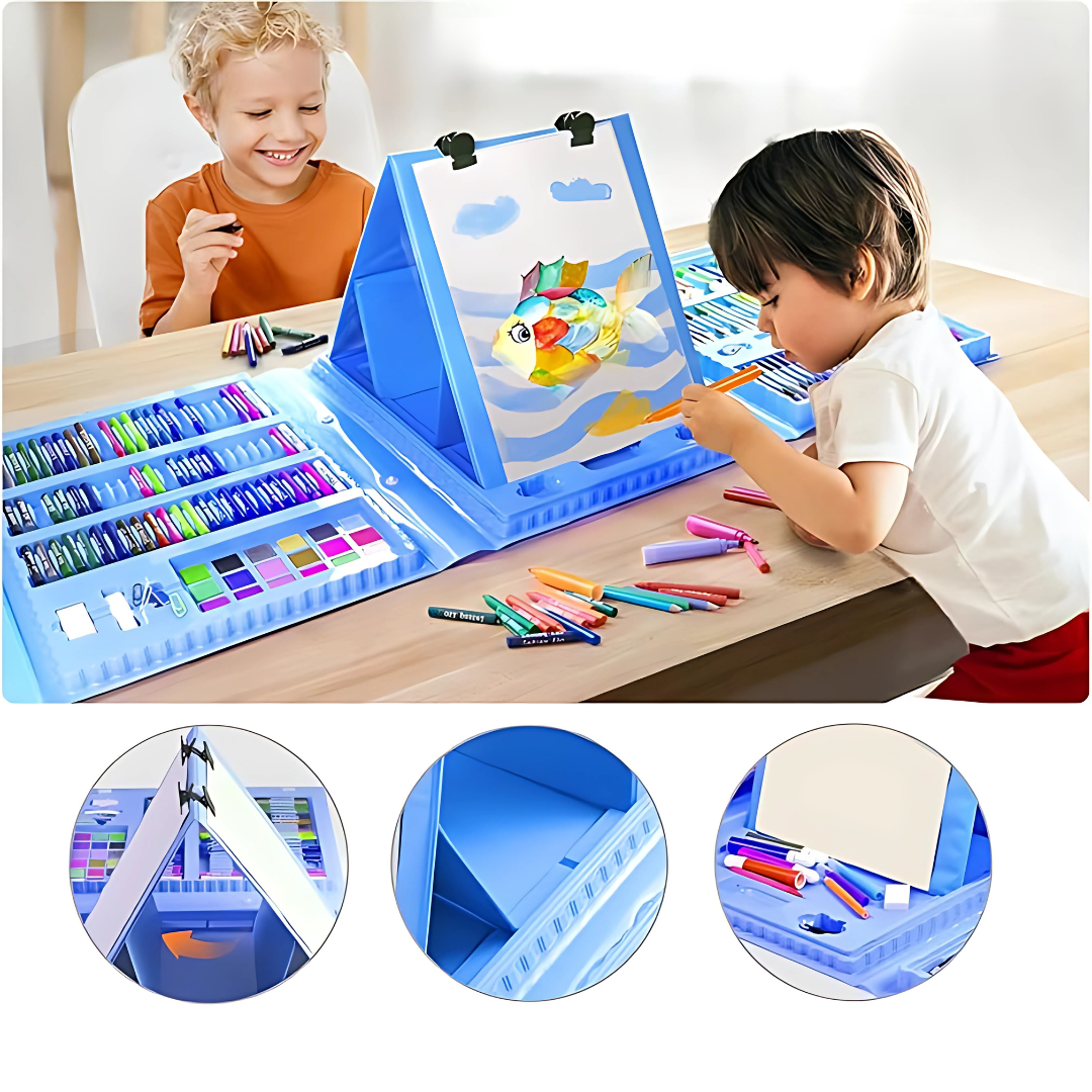 SET DE CRAYONES 208 PCS – Creatividad sin límites para niños y adultos