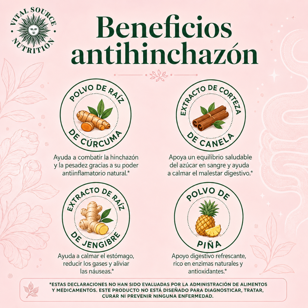 AIRI VITAL SOURCE – Apoyo digestivo para menos inflamación, más comodidad y abdomen ligero