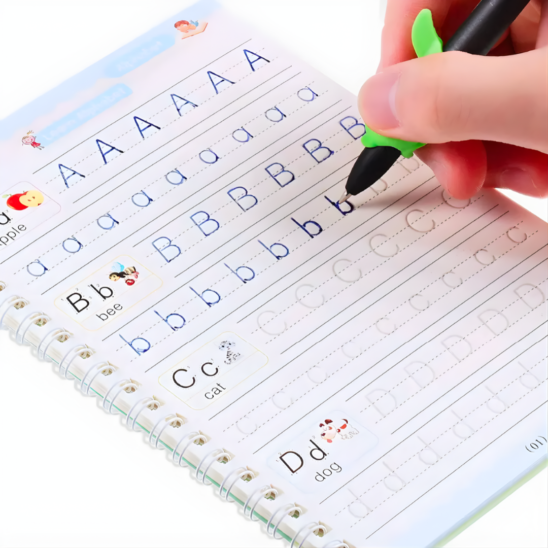 MAGIC PRACTICE COPY BOOK – Aprendizaje interactivo, escritura guiada y desarrollo temprano con diversión