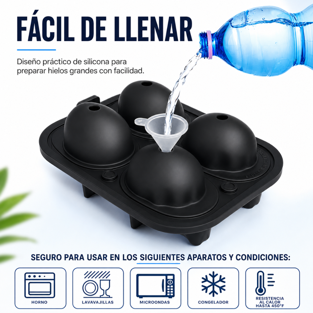 MOLDE DE HIELO CRÁNEO (PACK x2) – Hielos 3D para bebidas más llamativas y originales