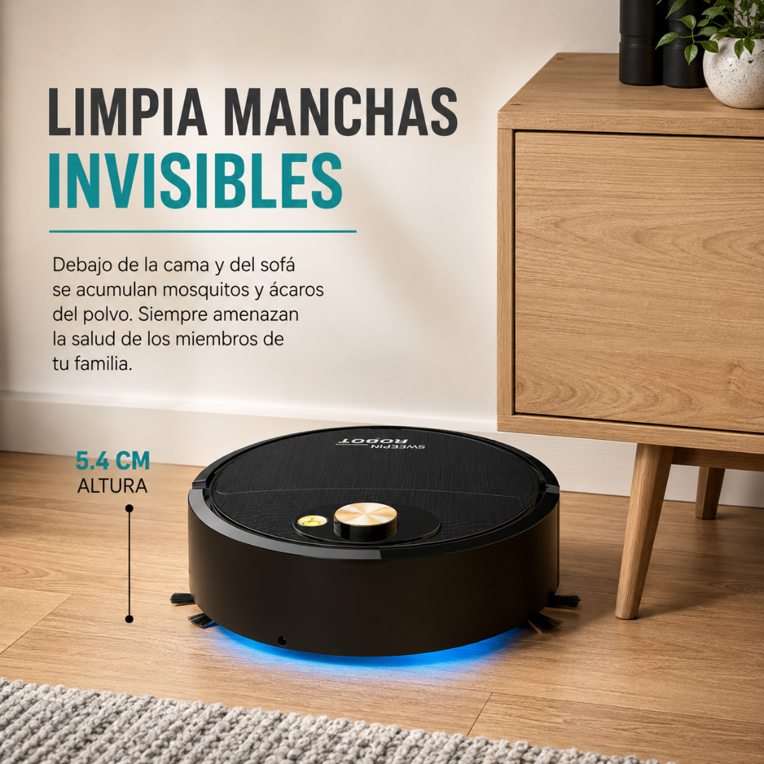 ROBOT ASPIRADORA - Limpieza automática inteligente