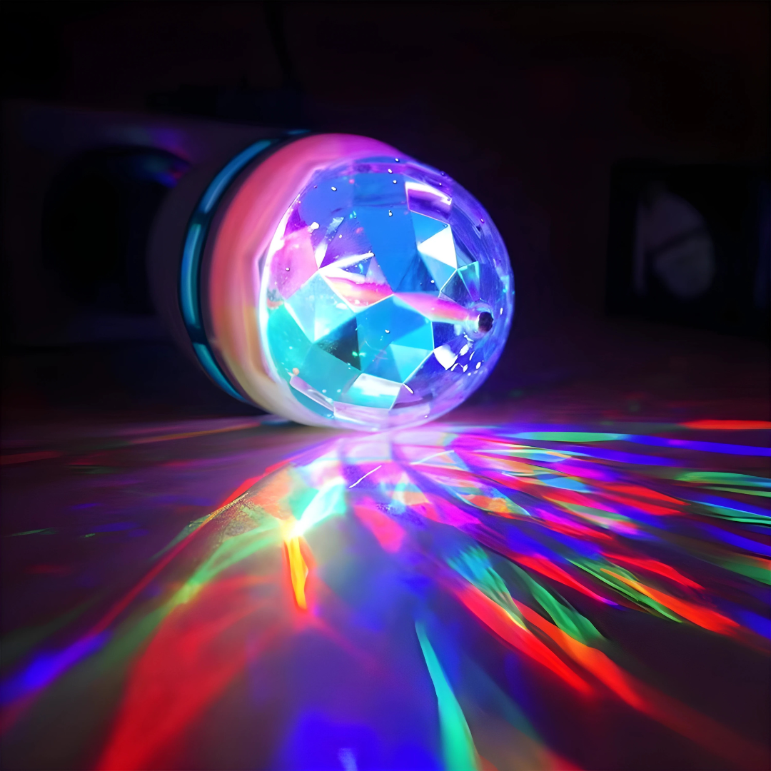 FOCO LED DISCO – Transforma tu espacio en una fiesta con luces vibrantes