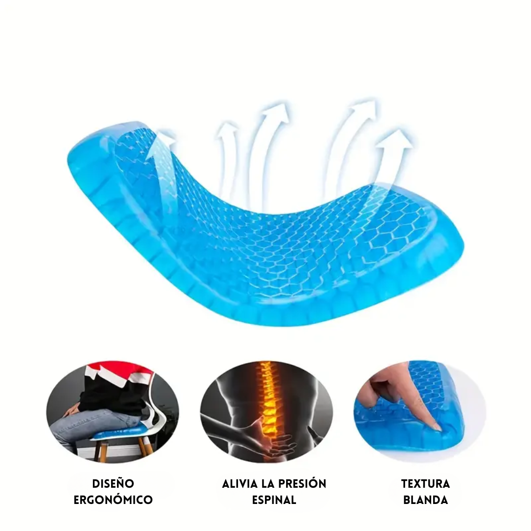 COJIN DE SILICON — La silla más cómoda no la tenías que comprar