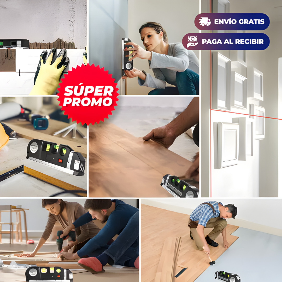 NIVEL LASER 3 EN 1 – Precisión profesional, líneas perfectas y resultados exactos en cada proyecto