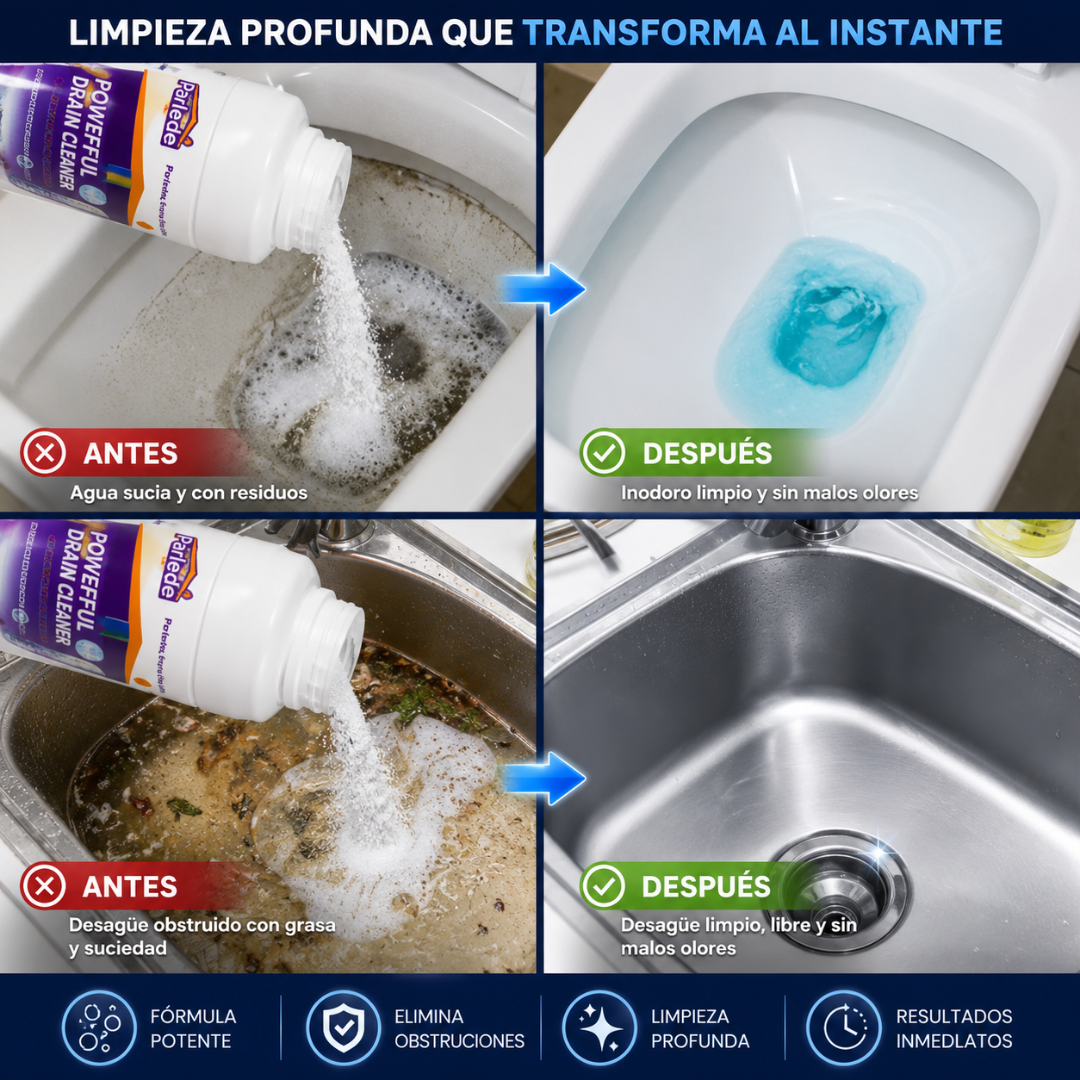 DESTAPADOR DE DRENAJE (PACK X2) – Destape rápido sin desarmar