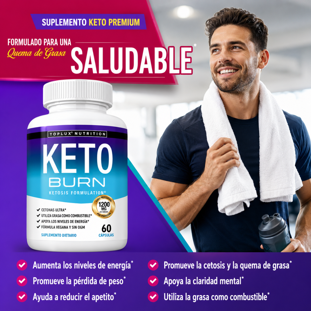 KETO BURN TOPLUX SUPLEMENTO – Apoyo keto para energía diaria
