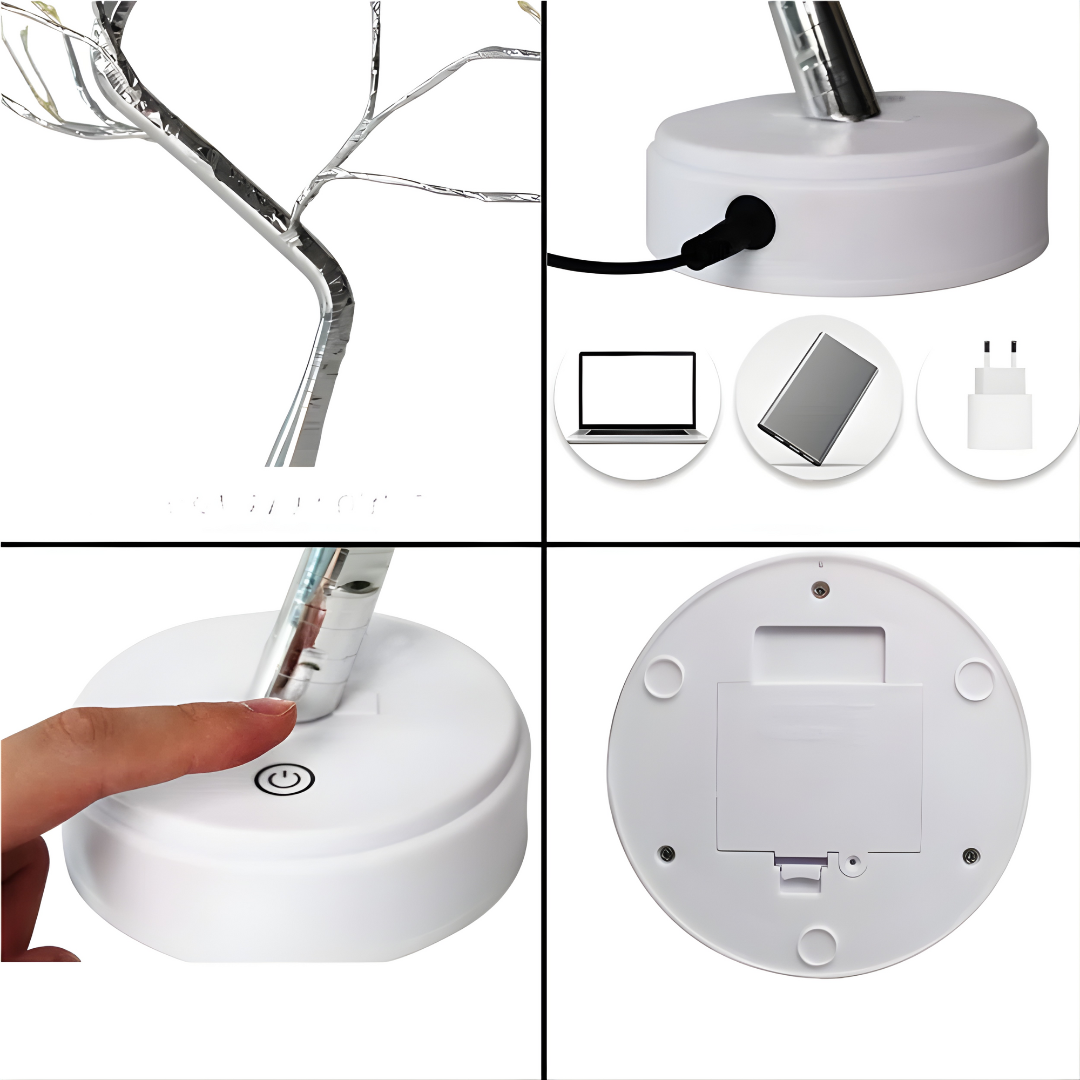 ÁRBOL DE LUZ MÁGICO BONSAI – Decoración encantadora, ambiente relajante y luz cálida para transformar cualquier espacio