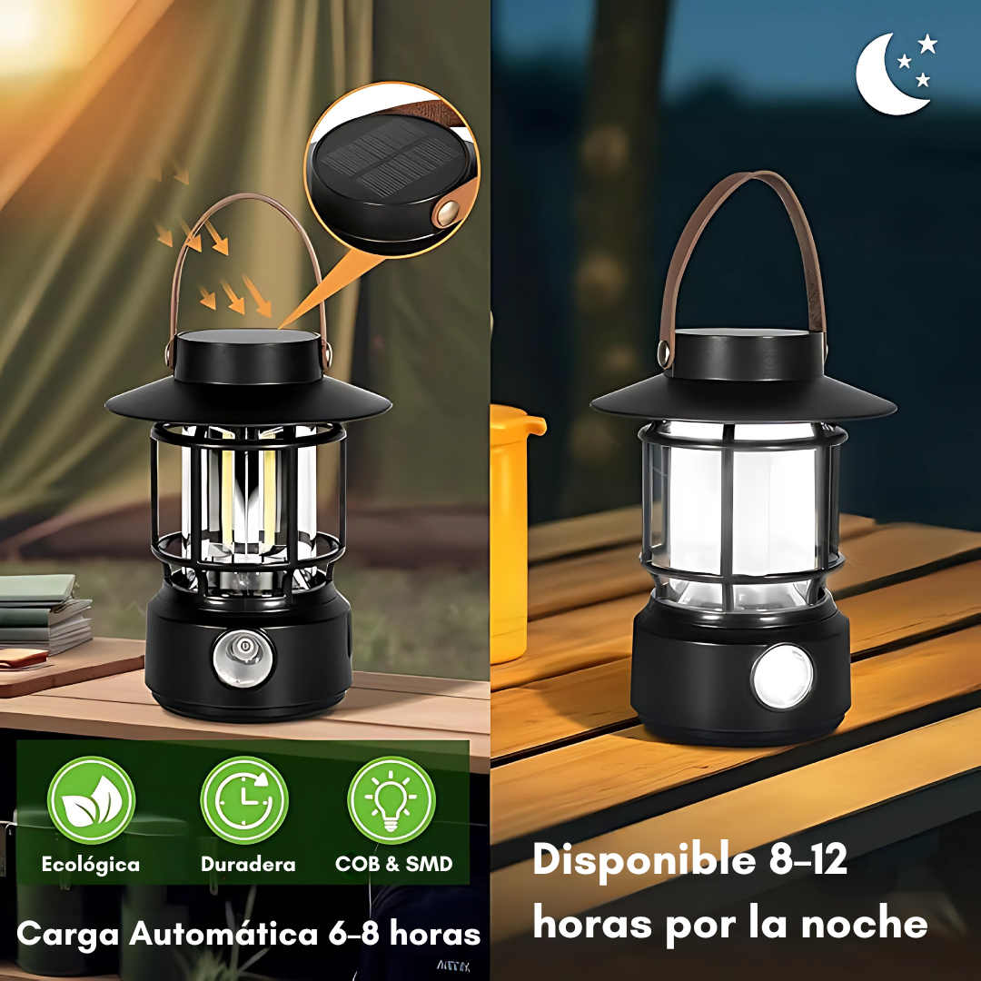 CAMPING LAMP – Iluminación confiable para tus aventuras