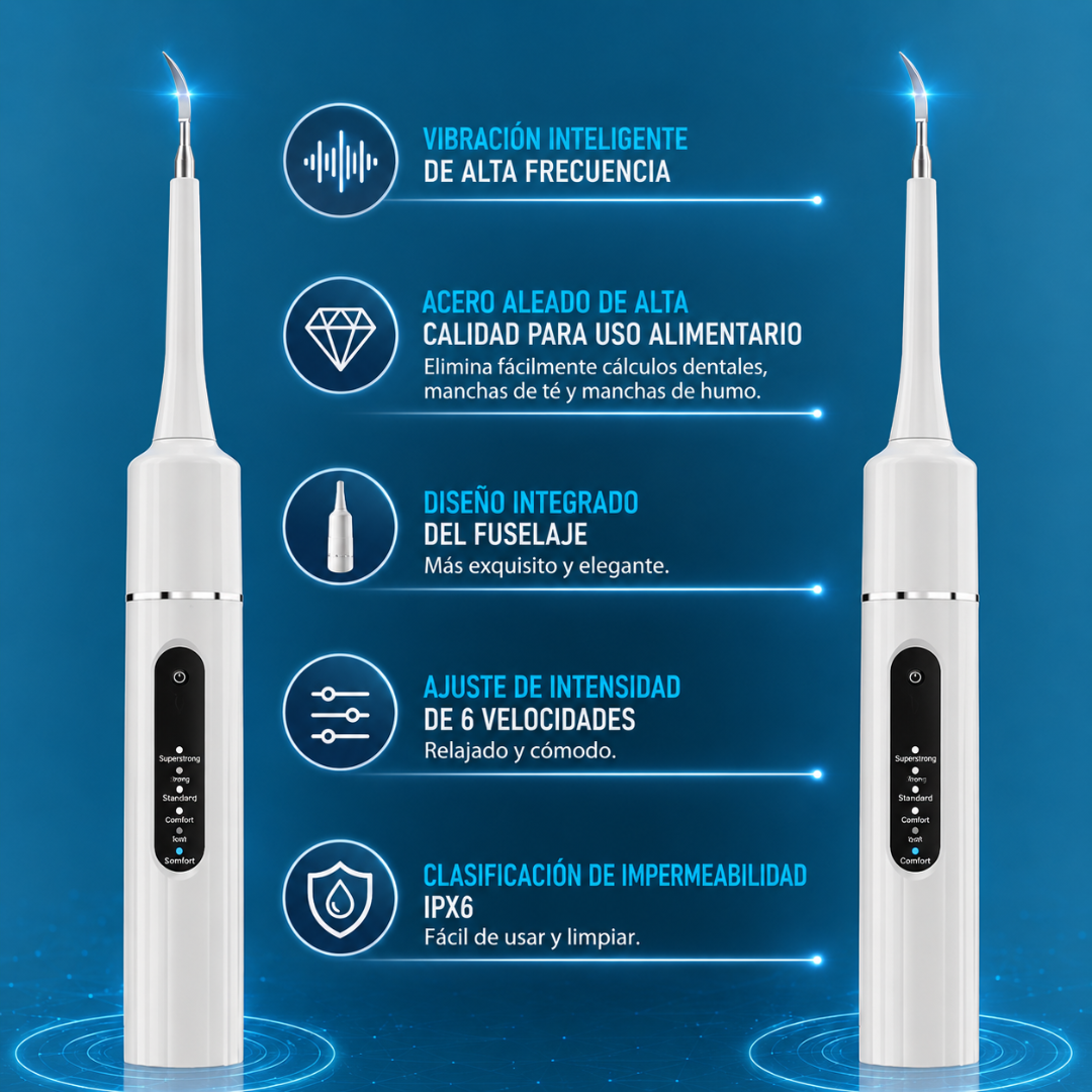 KIT LIMPIADOR DENTAL ELÉCTRICO – Limpieza precisa en casa