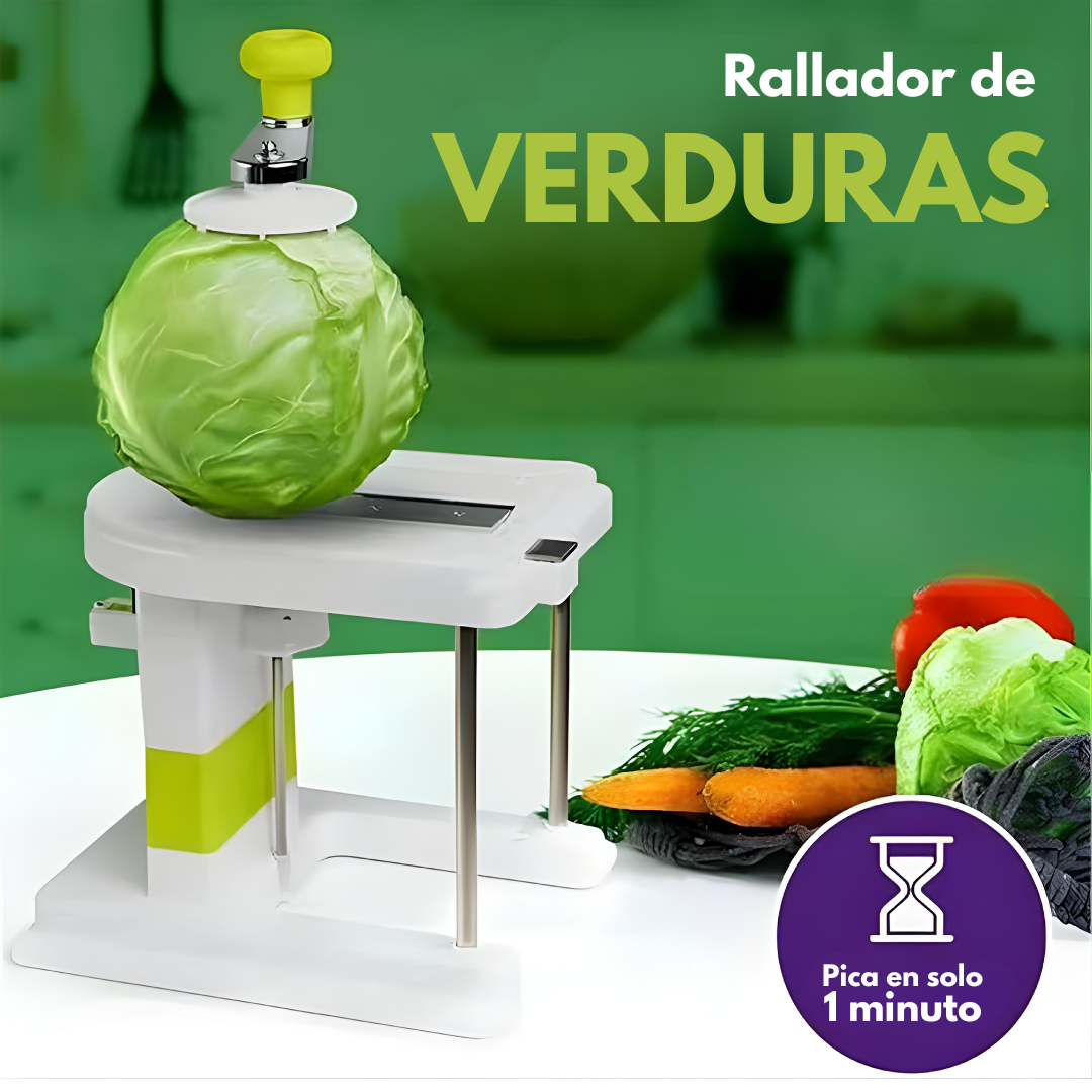 PICADOR MANUAL DE VERDURAS 5 EN 1 – Corta, rebana y prepara con precisión profesional