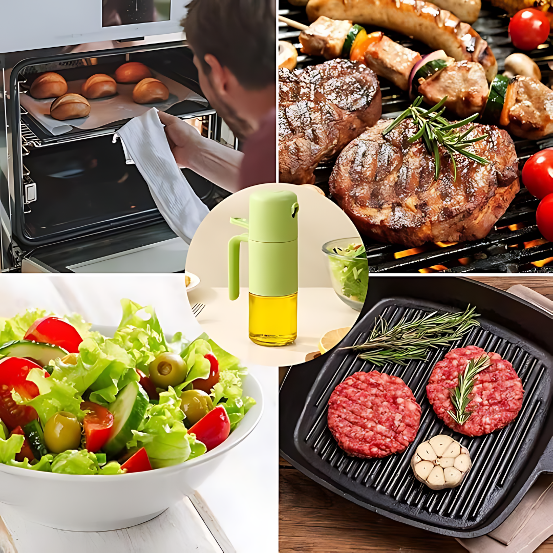 OIL BOTTLE – Dosificación precisa, cocina más saludable y control perfecto del aceite