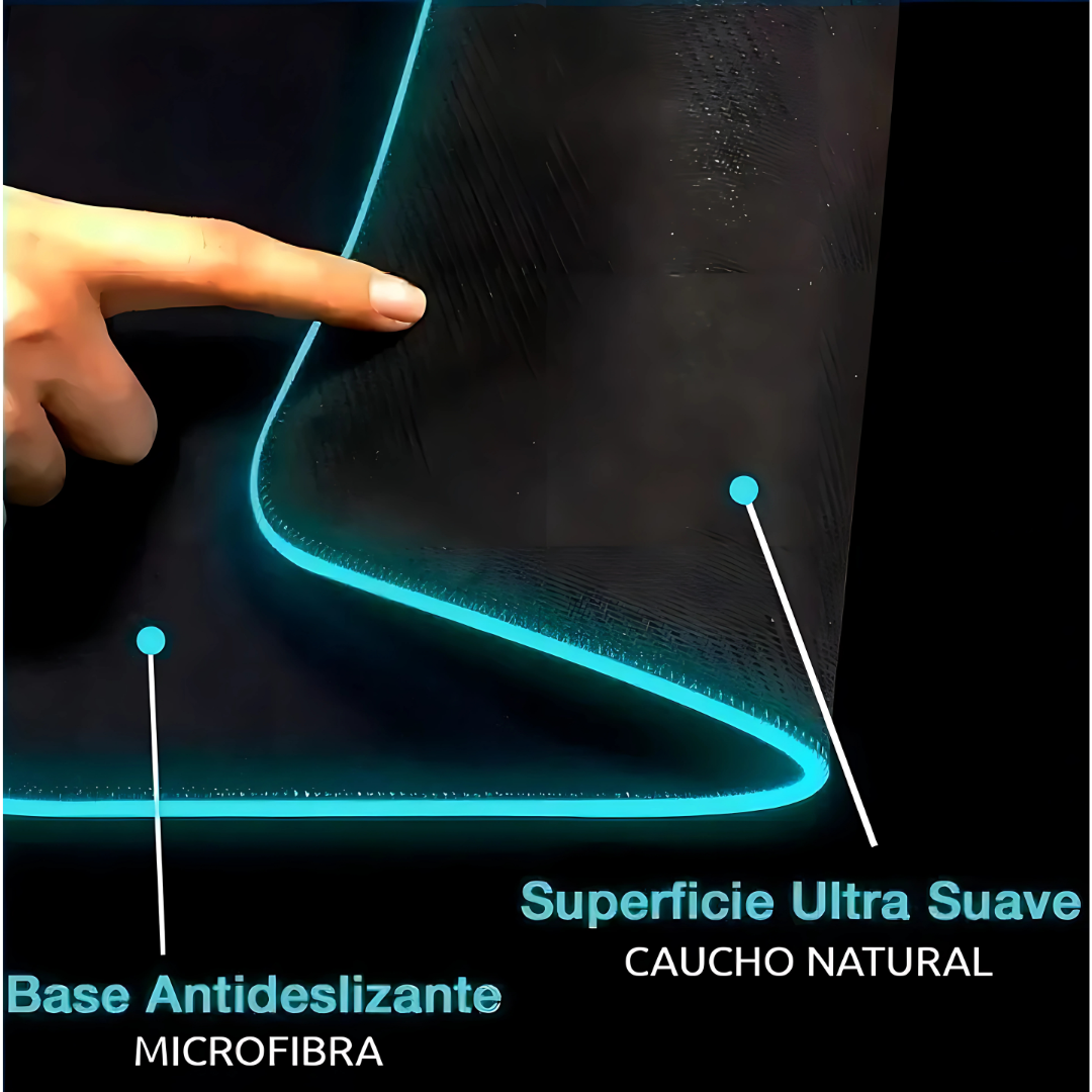 MOUSE PAD LED RGB – Precisión y estilo para tu setup gamer