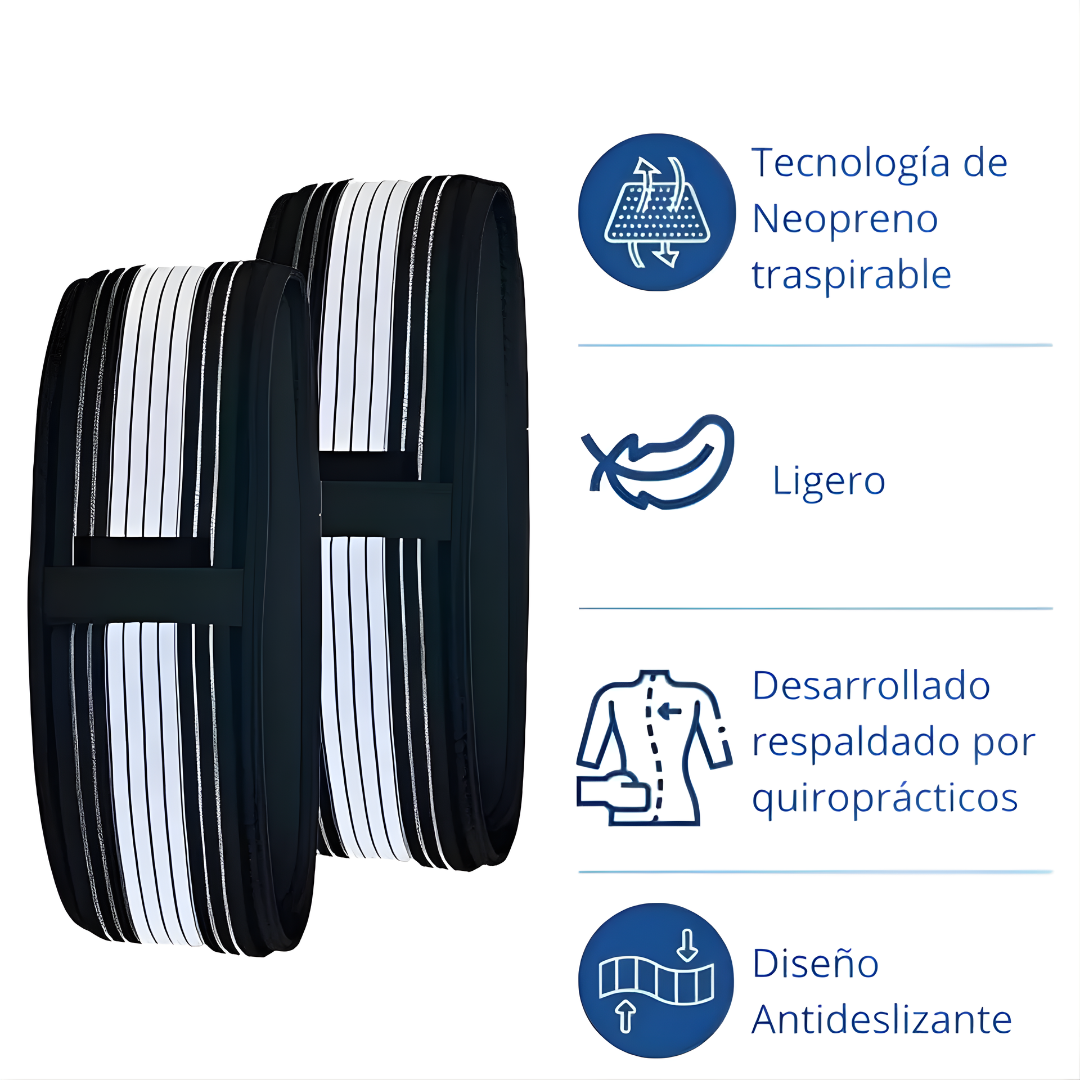 CINTURON DEPORTIVO – Soporte lumbar, alivio de la ciática y estabilidad para tu día a día