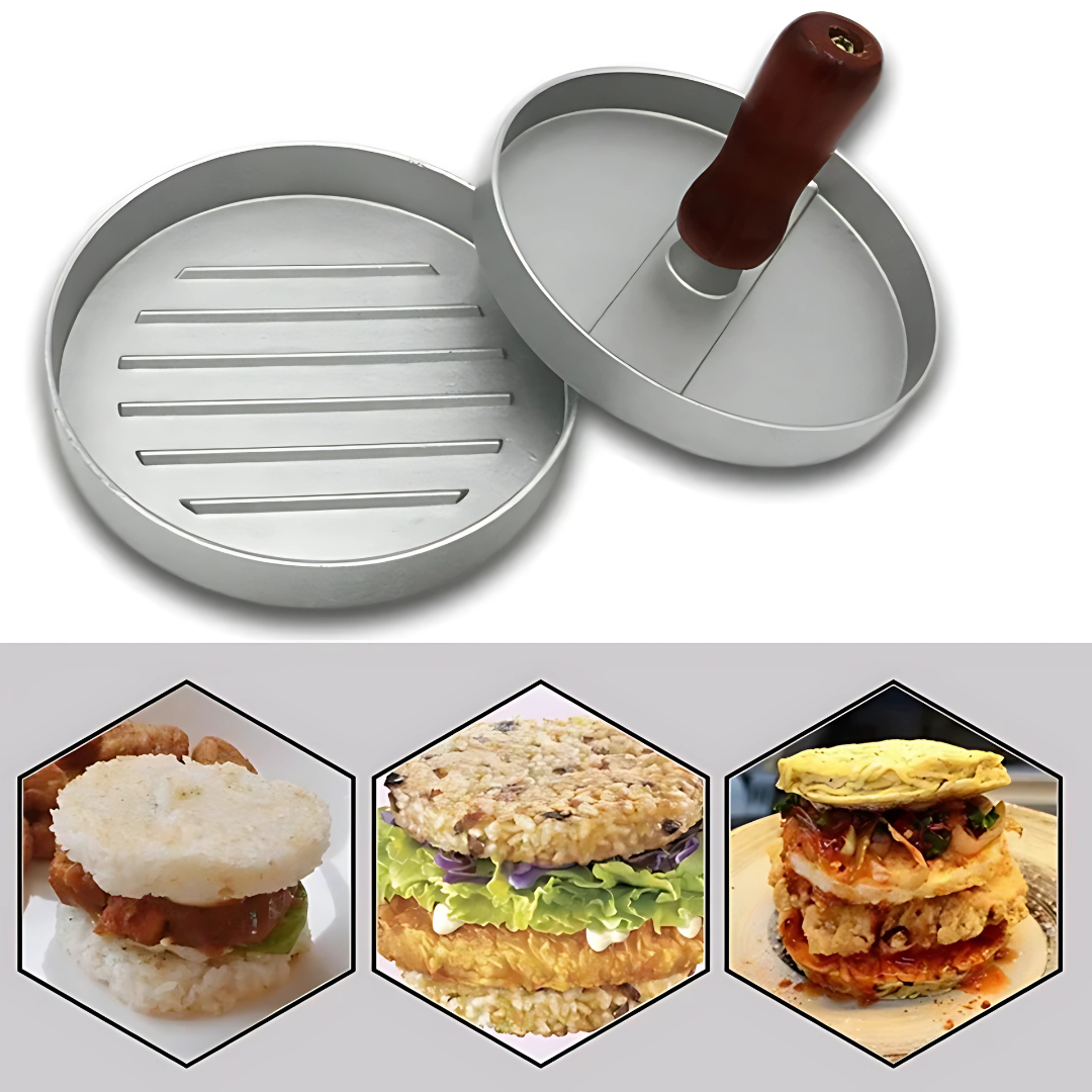MOLDE PARA HACER TORTAS DE HAMBURGUESAS – Perfectas, firmes y listas en segundos
