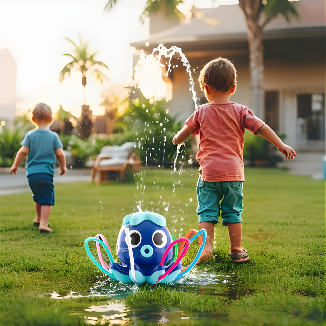 WATER SPRAY JUGUETE – Diversión refrescante, juegos activos y agua por todas partes para un día inolvidable
