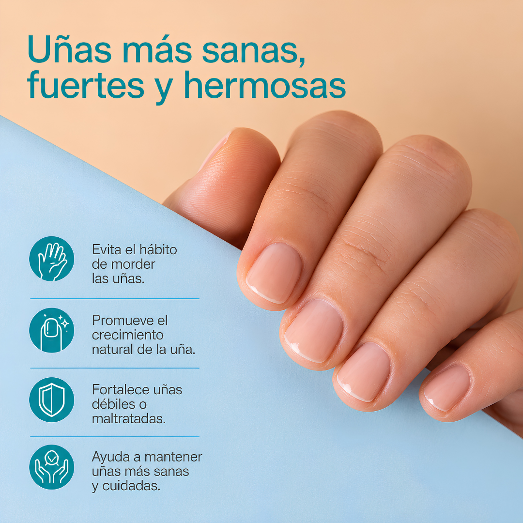 BASE MASGLO ANTI MORDIDAS — Ayuda a dejar el hábito y cuidar tus uñas