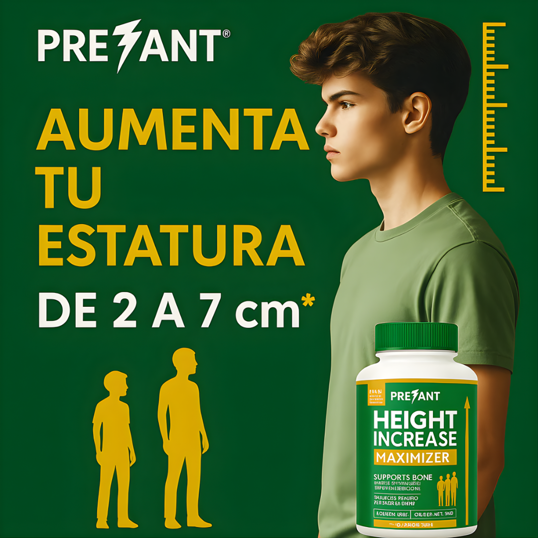 HEIGTH INCREASE MAXIMIZER *62 CAPSULAS – Apoyo nutricional para crecimiento y bienestar diario