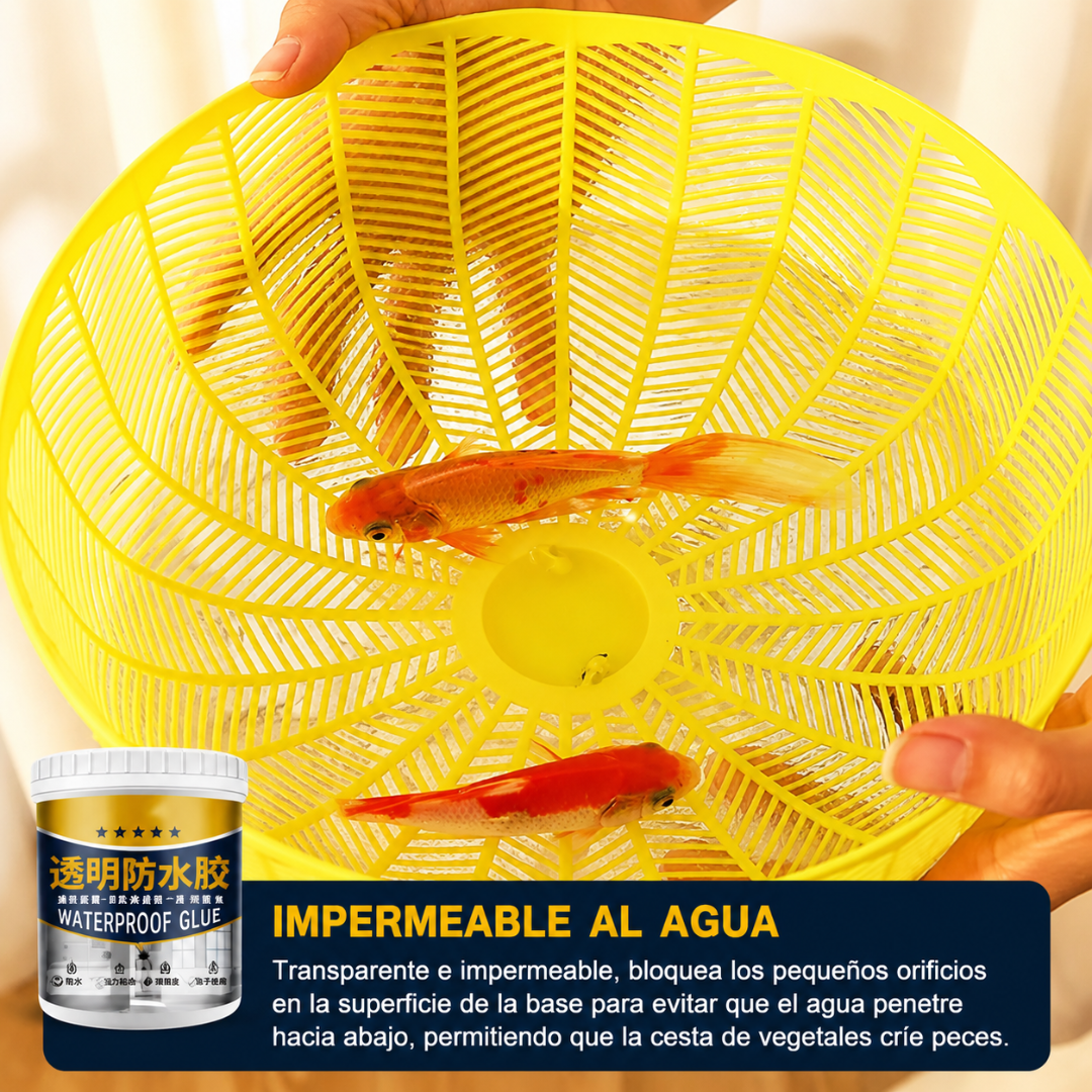 ADHESIVO IMPERMEABLE UNIVERSAL — Sella, protege y evita filtraciones