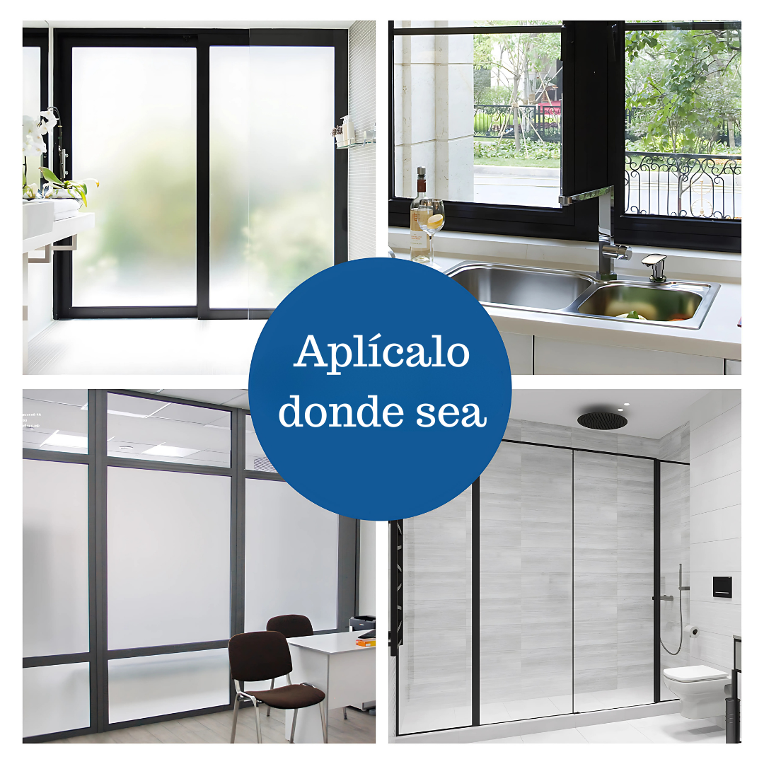 PINTURA DE VIDRIO ESMERILADO – Privacidad y estilo en tus ventanas