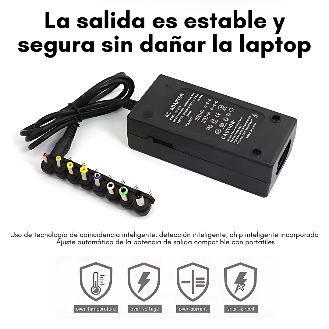 CARGADOR UNIVERSAL LAPTOP 120W – Un solo cargador para todos tus dispositivos
