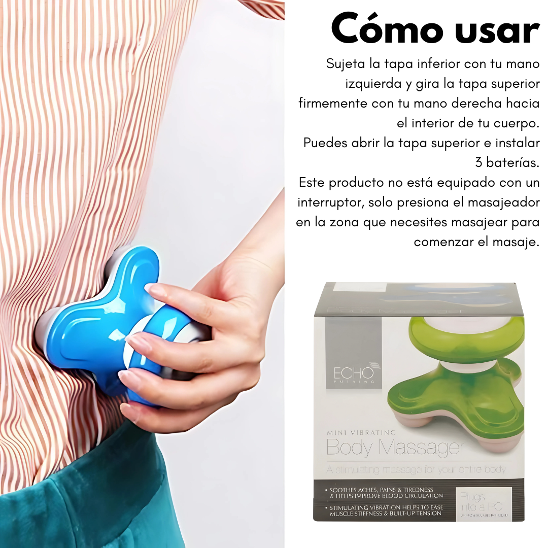 MASAJEADOR PARA CUELLO CABEZA CUERPO RELAJANTE, ELÉCTRICO – Alivia tensiones y disfruta de un descanso profundo