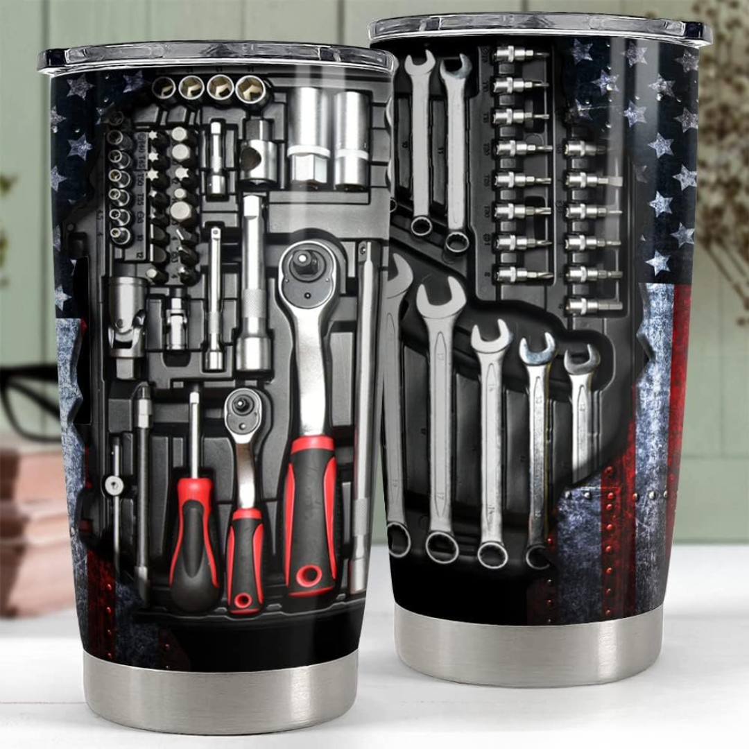 VASO TÉRMICO ESTILO MECÁNICO – Conservación prolongada, diseño industrial y personalidad única