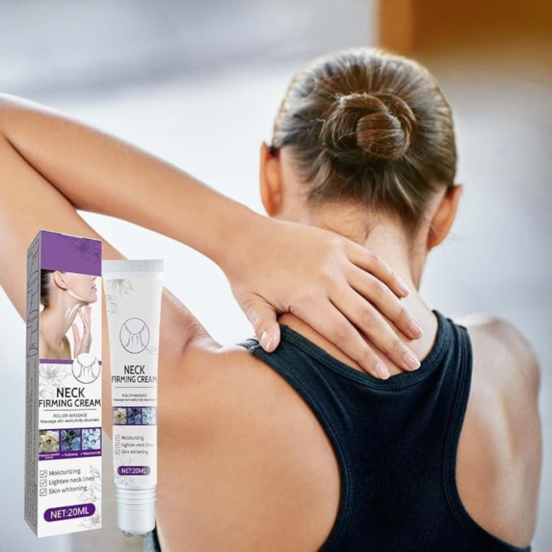 CREMA REAFIRMANTE DE CUELLO – Nutre, tensa y rejuvenece la piel desde la base Porque una piel firme y luminosa comienza por el cuello.