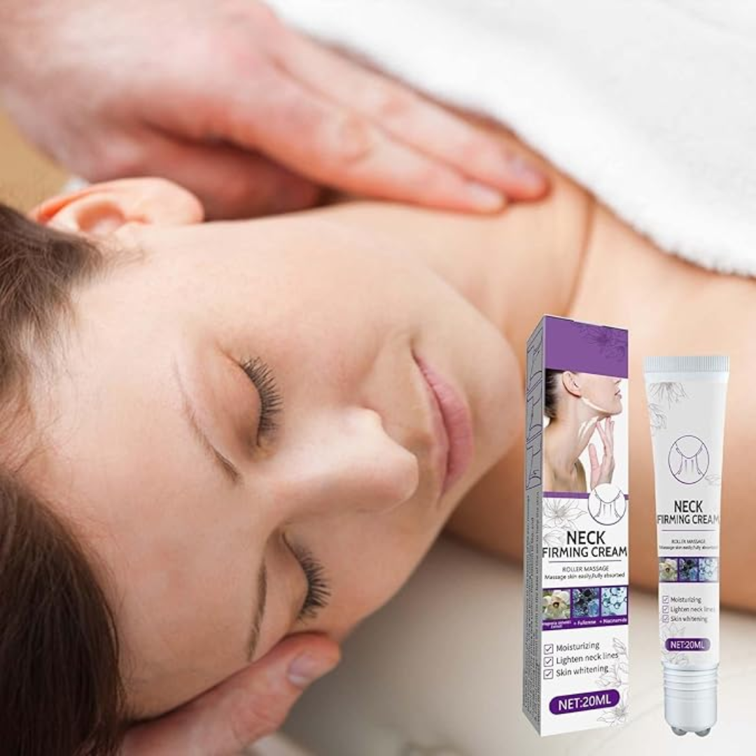 CREMA REAFIRMANTE DE CUELLO – Nutre, tensa y rejuvenece la piel desde la base Porque una piel firme y luminosa comienza por el cuello.