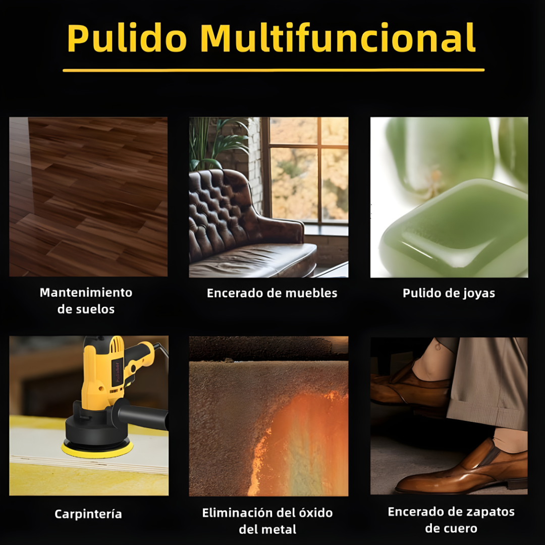 PULIDORA DE BRILLO – Acabado profesional, control total y brillo uniforme en cada superficie