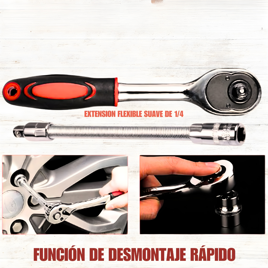 JUEGO DE LLAVES 46 PIEZAS – Reparaciones completas, herramientas precisas y control total en cada trabajo