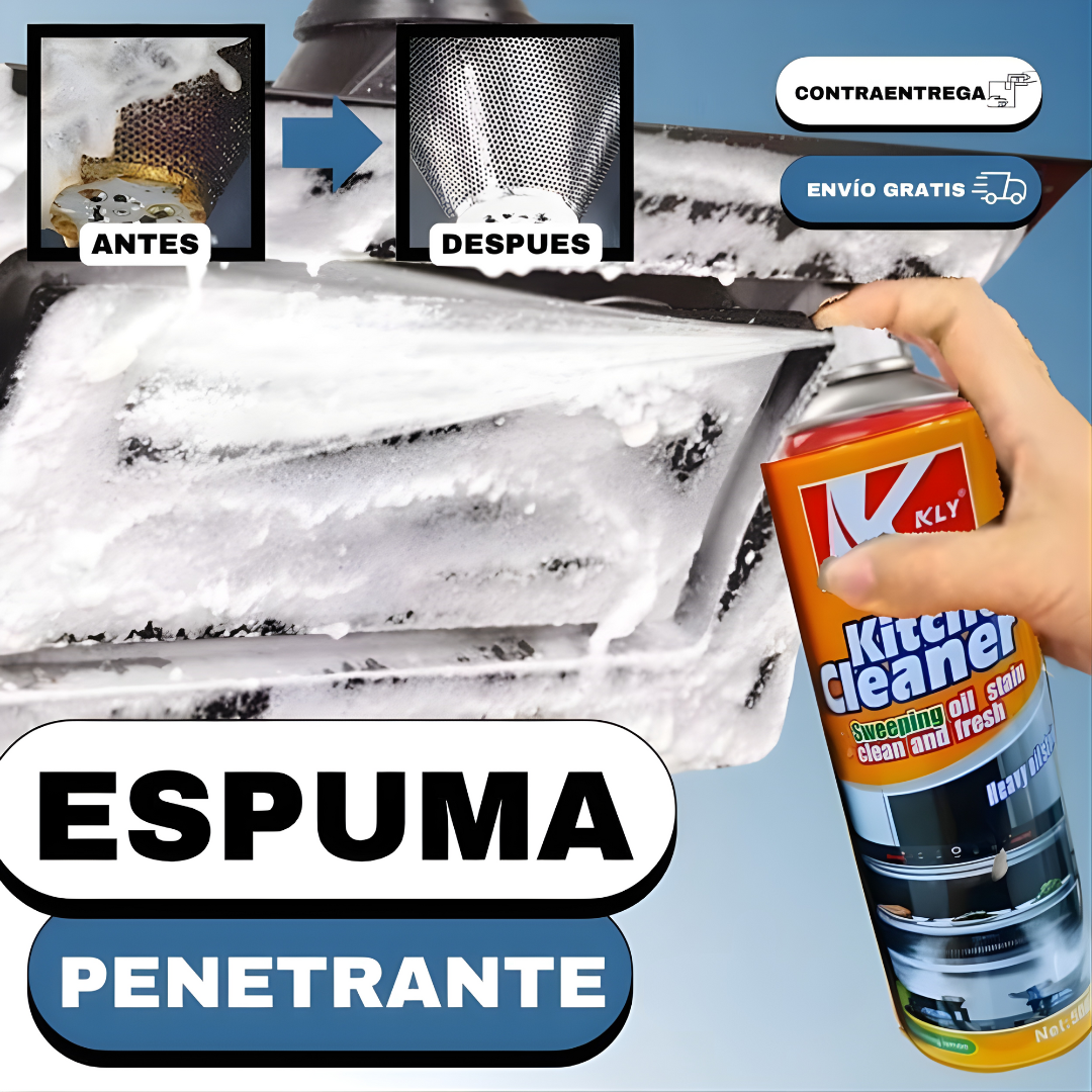 ESPUMA KITCHEN CLEANER – Limpieza profunda sin esfuerzo y sin enjuague