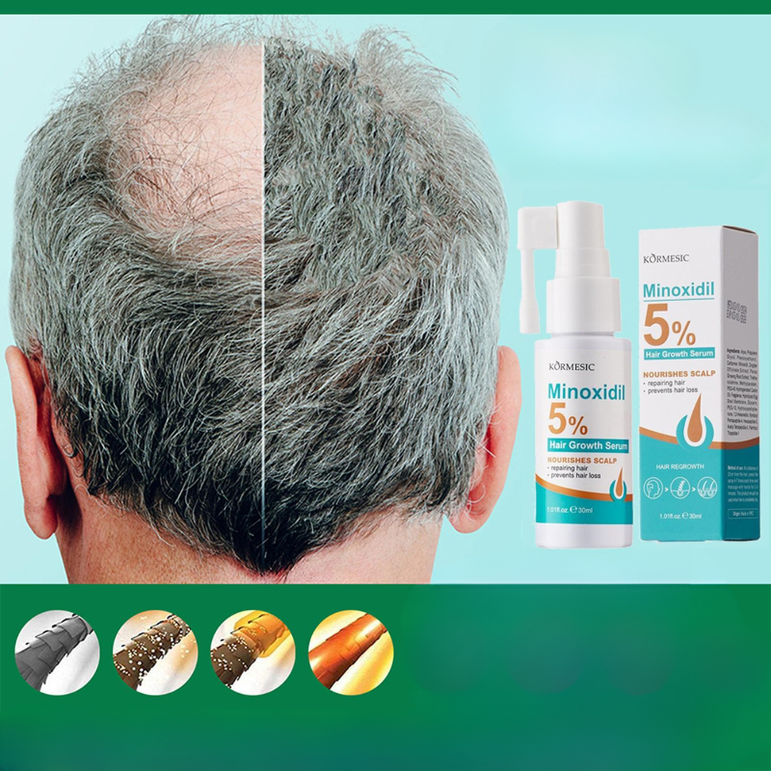 SUERO CAPILAR MONOXIDIL 5% – Reactiva el crecimiento y fortalece el cabello masculino