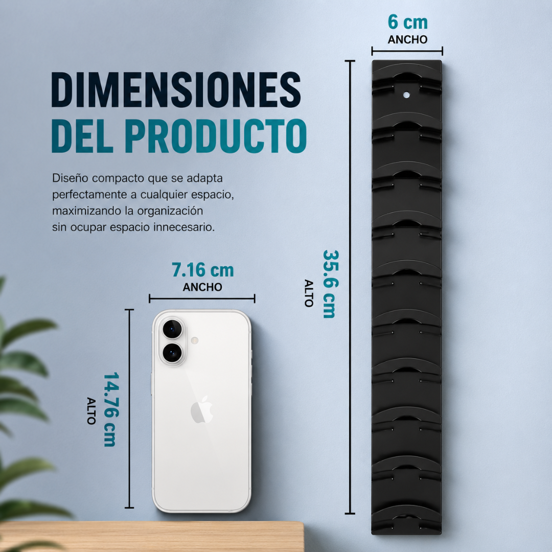 ESTANTE PARA GORRAS – Orden visible y sin desorden