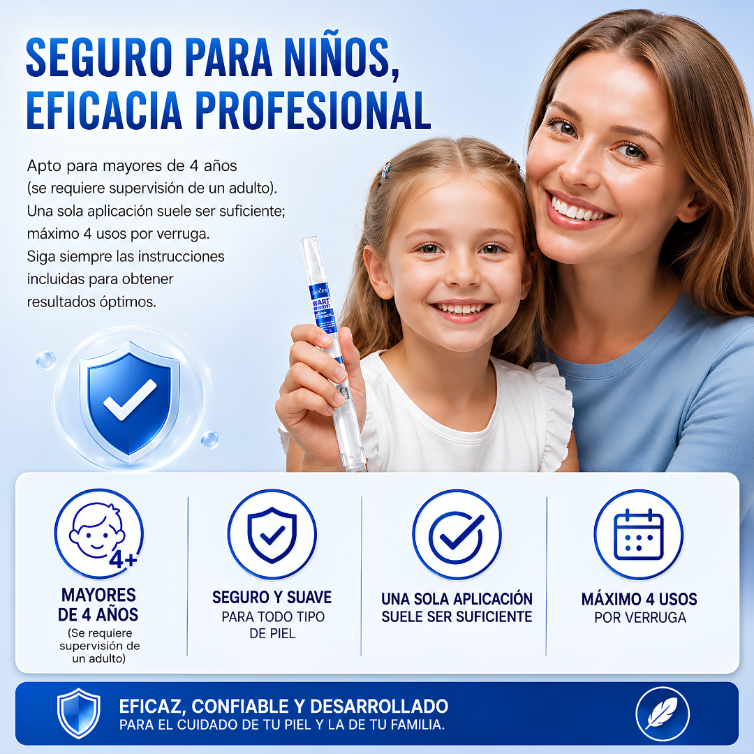 BOLÍGRAFO REMOVEDOR DE VERRUGAS (PACK x2) – Eliminación precisa, aplicación práctica y cuidado localizado de la piel