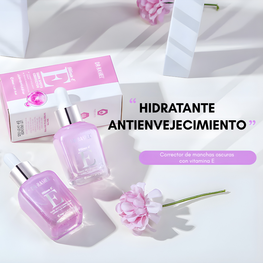 KIT COMPLETO DR-RASHELL VITAMINA E HYDRATING AND RESTORING – Hidratación intensa, reparación profunda y suavidad duradera para tu piel todos los días