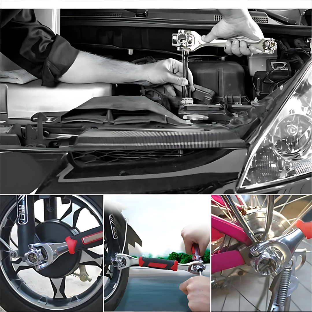 LLAVE INGLESA MULTIUSOS UNIVERSAL WRENCH 8 EN 1 – La herramienta que reemplaza todo tu maletín