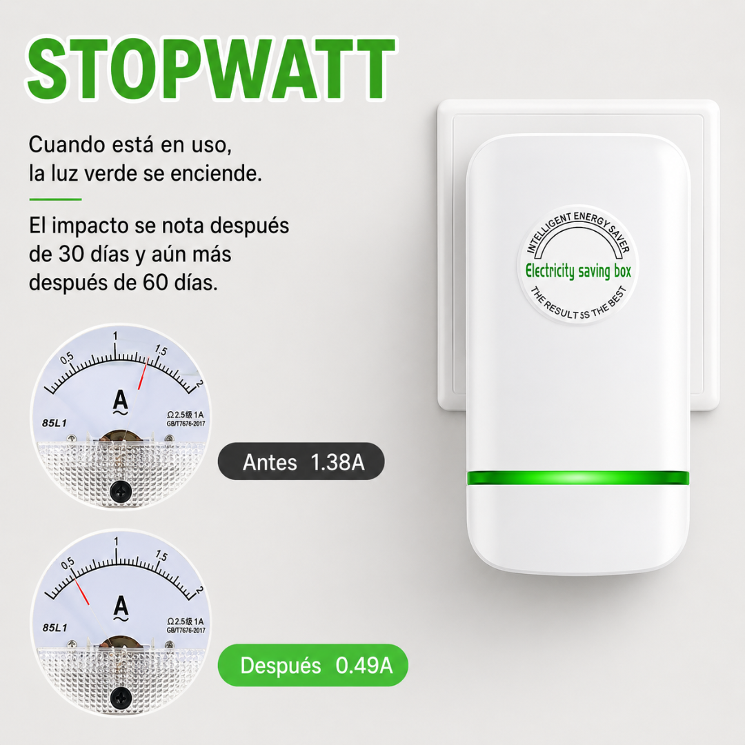 AHORRADOR DE ENERGÍA – Optimiza el consumo eléctrico y reduce el desperdicio de energía en tu hogar