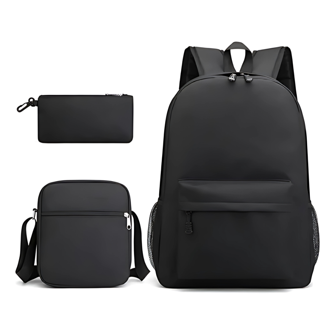 MOCHILA AZUL MILAN – Kit completo de mochila, lonchera y estuche