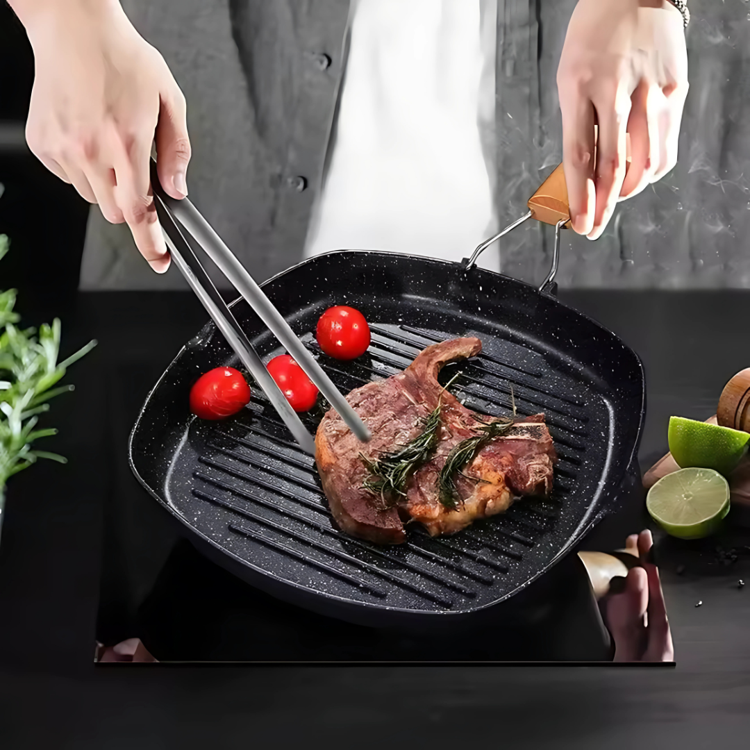 GRILL NON STICK – Cocina fácil, sin grasa y sin que nada se pegue