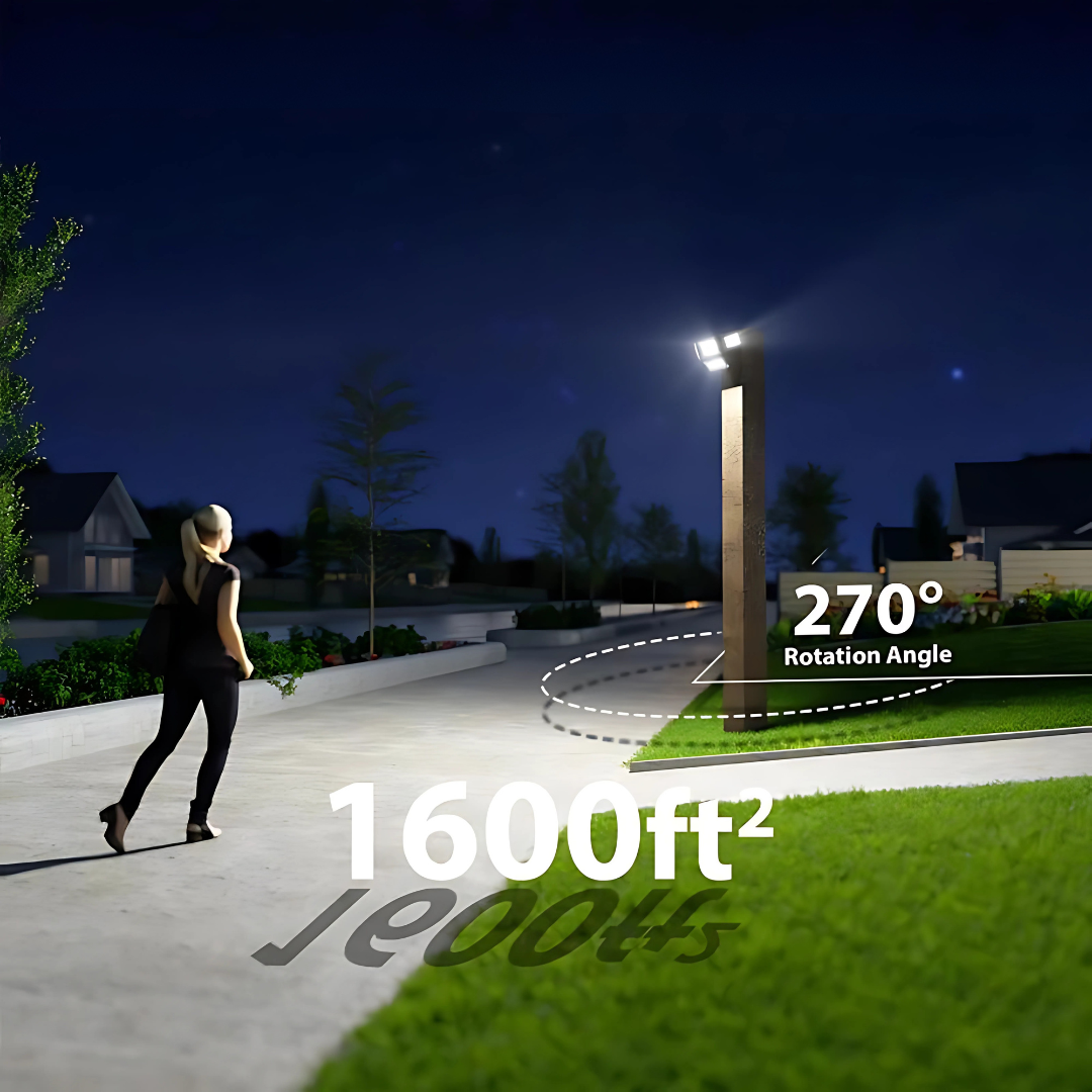 LUZ DE SEGURIDAD CON DETECTOR DE MOVIMIENTO – Iluminación automática para tu tranquilidad