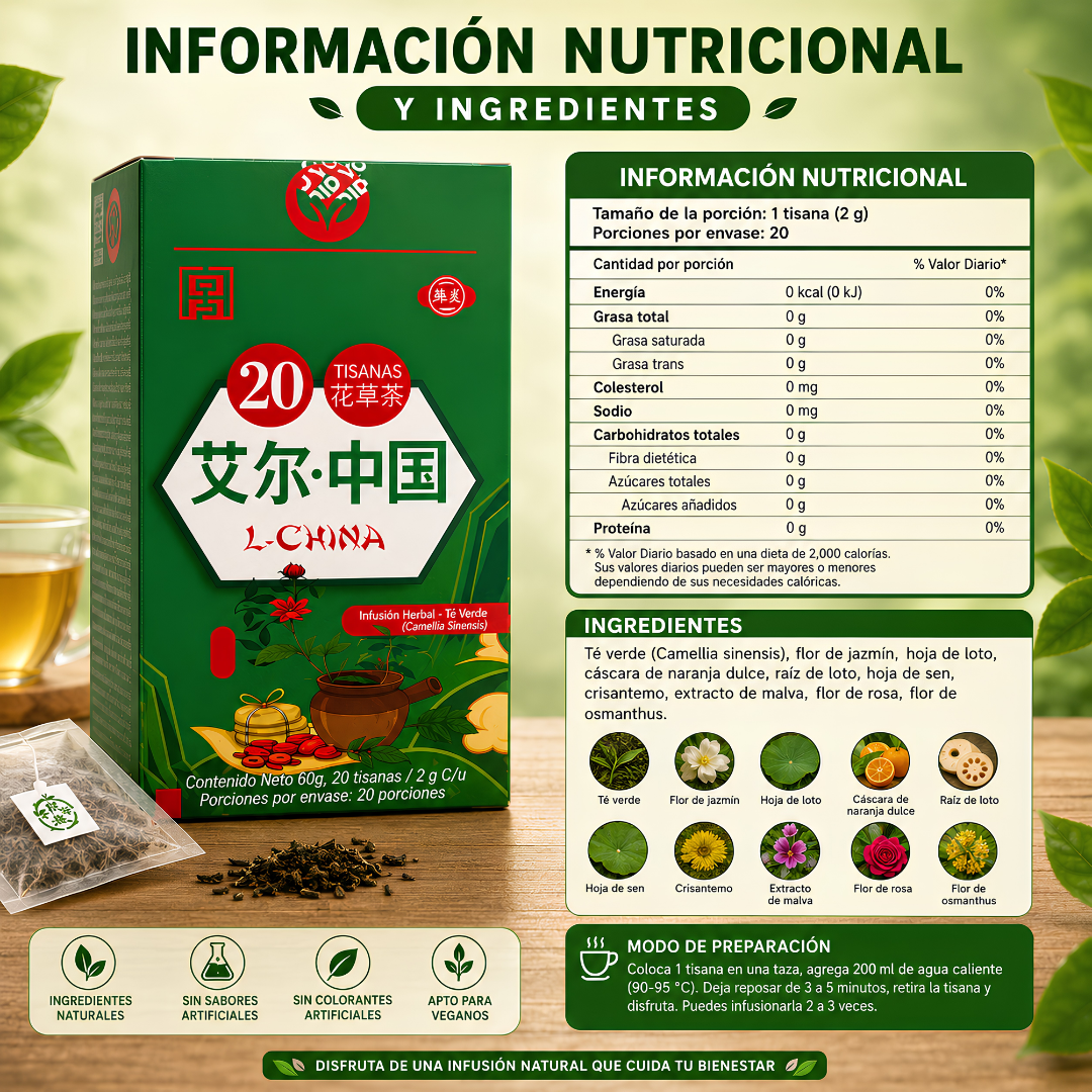 TÉ CHINO PROTECTOR HÍGADO – Bienestar digestivo diario