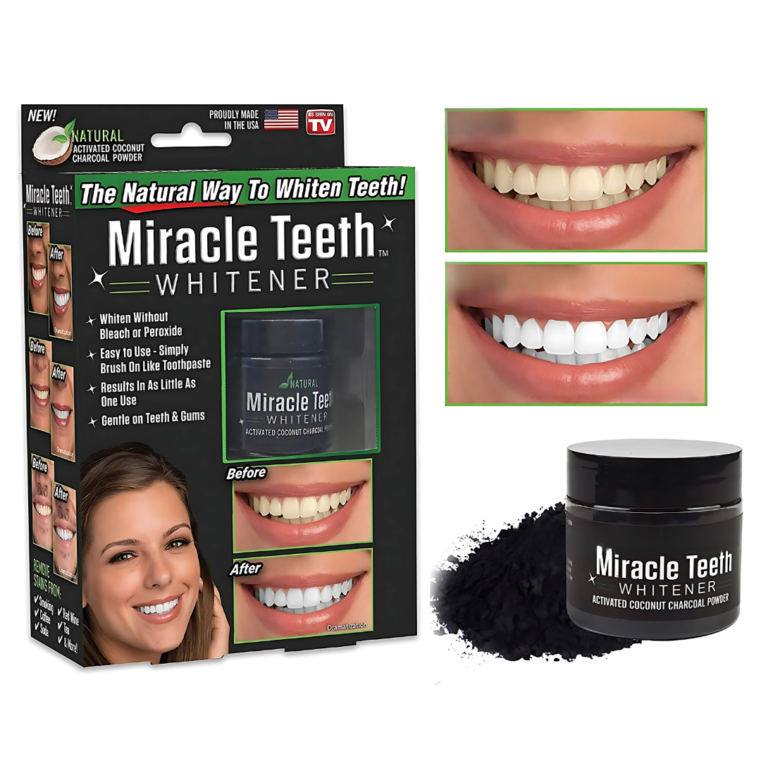 MIRACLE TEETH – Blanquea y limpia tu sonrisa de manera natural