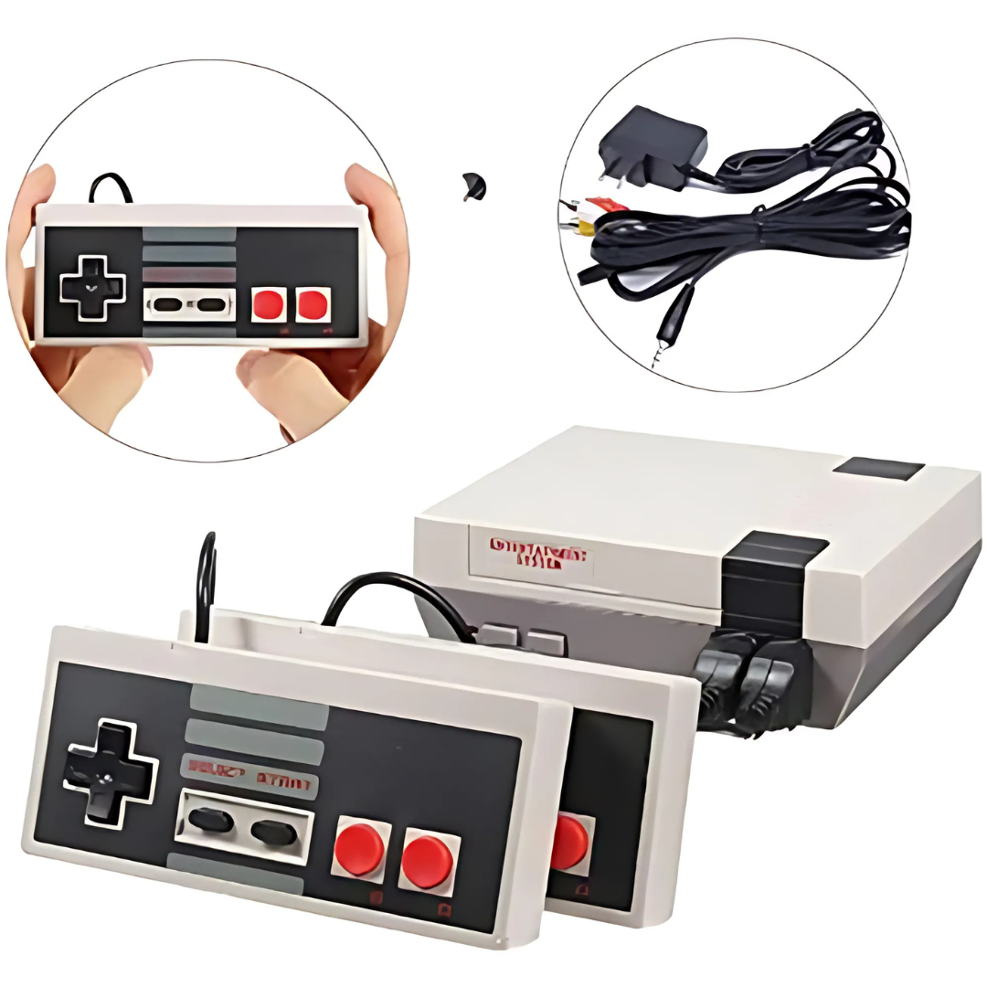 Mini Consola NostalGear - 620 juegos, infinitos recuerdos: la consola que une generaciones.